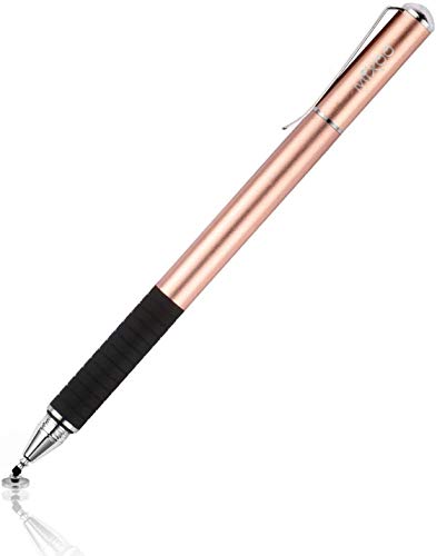 Mixoo Capacitive Stylus Pen, Disc & Fiber Tip 2 in 1 Series, High Sensitivity and Precision,...