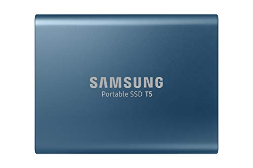 SAMSUNG T5 Portable SSD 500GB - Up to 540MB/s - USB 3.1 External Solid State Drive, Blue...